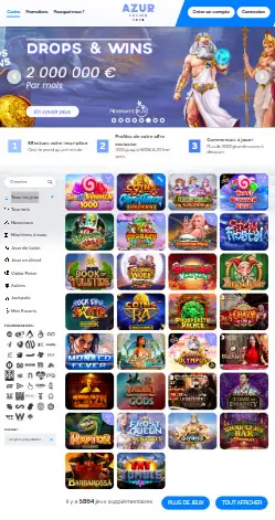 l'application et interface True Fortune Casino